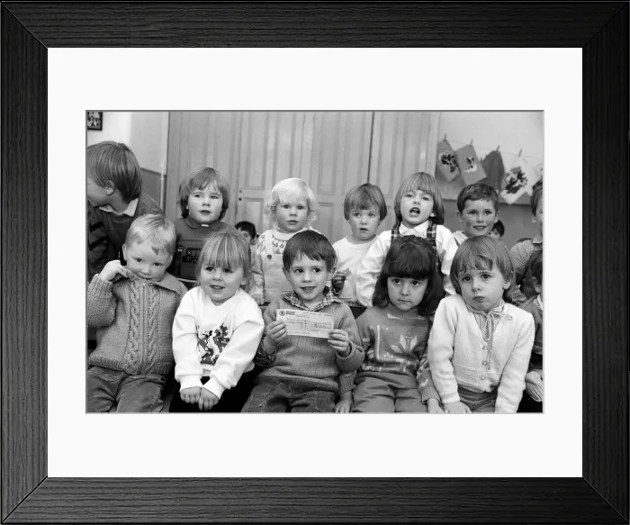 Framed Print : St Jamess Playgroup at Marsh raised £145 for the £ Framed Print : St Jamess Playgroup at Marsh raised £145 for the £