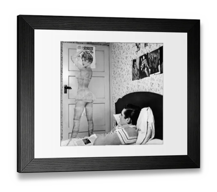 Framed Print : Brigitte Anne-Marie Bardo: (born 28 September 1934 in Paris) is a French former actress