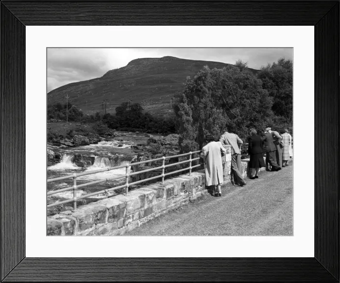 Framed Print : Torrandhu Bridge with the falls of glascarnoch river in Ross and Cromarty Framed Print : Torrandhu Bridge with the falls of glascarnoch river in Ross and Cromarty