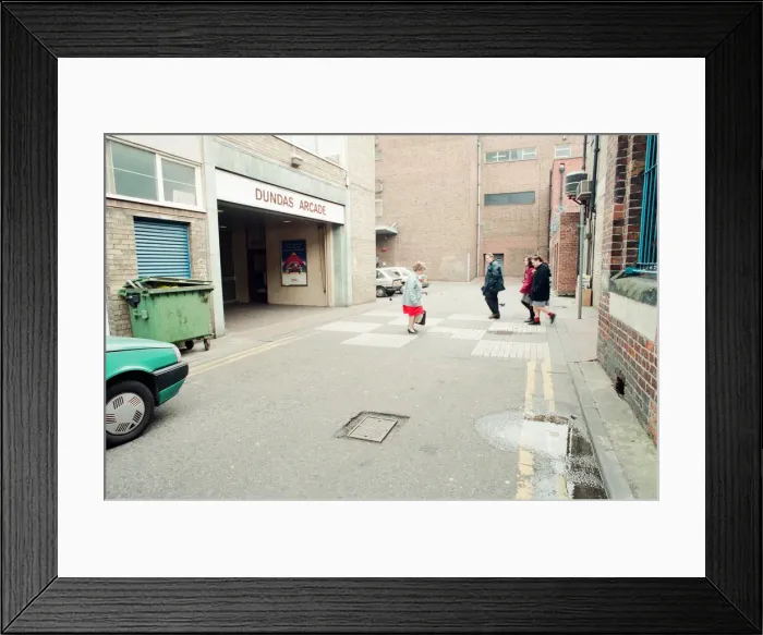 Framed Print : Views around a changing Middlesbrough, 18th May 1993. Dundas Arcade Shopping Centre Framed Print : Views around a changing Middlesbrough, 18th May 1993. Dundas Arcade Shopping Centre