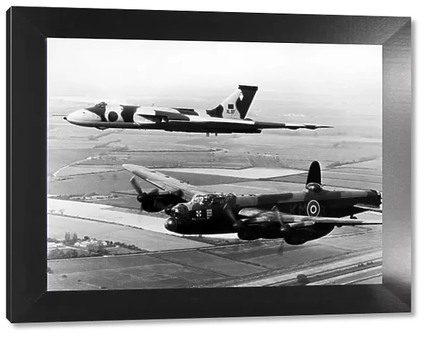 Avro Lancaster bomber commemorative flight over Derwent Dam