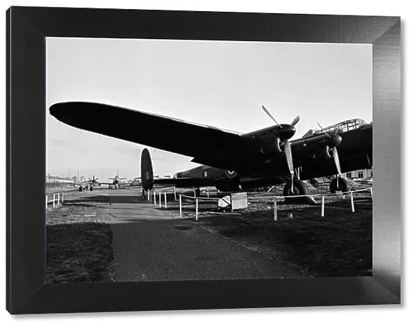 The famous Avro Lancaster Bomber pictured at Blackpool. 19th November 1971