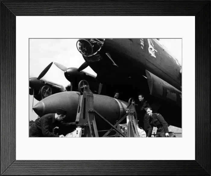 Framed Print : Bomber command load one of the new 12, 000 pound earthquake Framed Print : Bomber command load one of the new 12, 000 pound earthquake