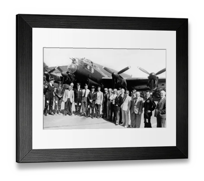 Framed Print : The City of Lincoln, one of the few Lancaster bomners still flying