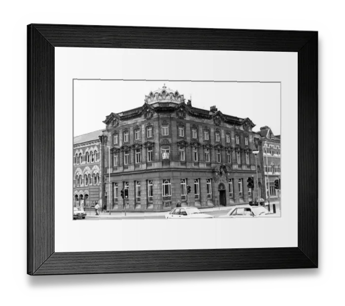 Framed Print : Teesside Chamber of Commerce has bought the former Midland Bank at the corner of Albert