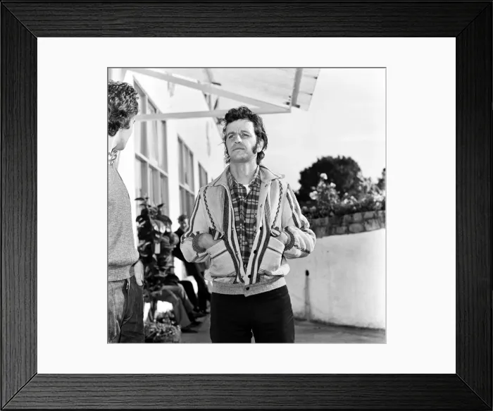 Framed Print : Former Beatles drummer Ringo Starr as he appears in the film That Framed Print : Former Beatles drummer Ringo Starr as he appears in the film That