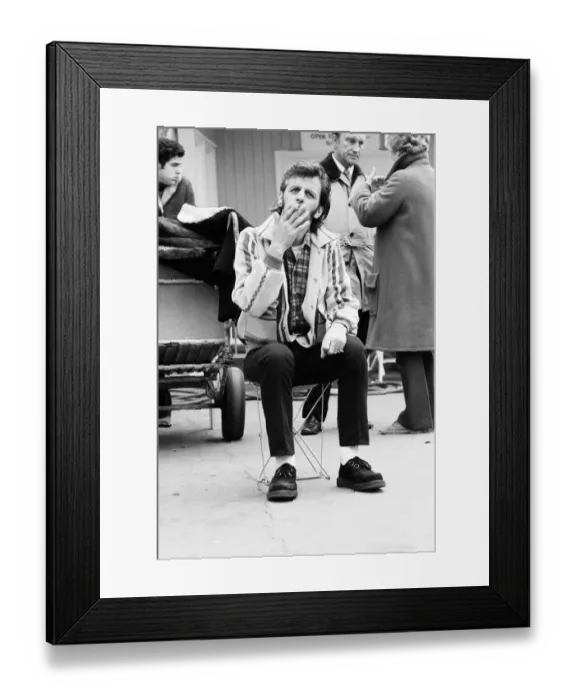 Framed Print : Former Beatles drummer Ringo Starr as he appears in the film That Framed Print : Former Beatles drummer Ringo Starr as he appears in the film That