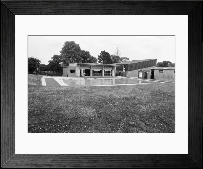 Framed Print : Rowheath Pavilion Centre. Heath Road, Bournville, Birmingham B30 1HH. 14th July 1981