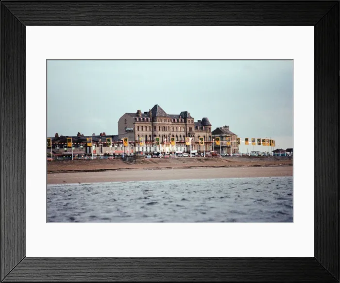 Framed Print : Redcar Esplanade, 17th August 1994. To mark the official opening of Phase 2 of Framed Print : Redcar Esplanade, 17th August 1994. To mark the official opening of Phase 2 of