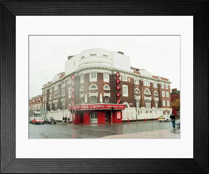 Framed Print : The Crown Bingo Hall, Middlesbrough, 17th November 1996 Framed Print : The Crown Bingo Hall, Middlesbrough, 17th November 1996