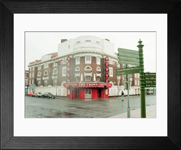 Framed Print : The Crown Bingo Hall, Middlesbrough, 17th November 1996 Framed Print : The Crown Bingo Hall, Middlesbrough, 17th November 1996