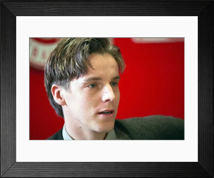 Framed Print : The press conference for new Middlesbrough signing striker Jan Aage Fjortoft