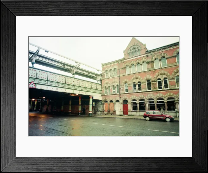 Framed Print : Exchange Place, Middlesbrough, 22nd December 1993