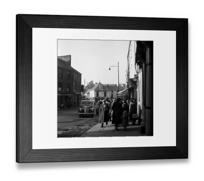 Framed Print : Scenes in Carmarthen, Carmarthenshire, Wales. Circa 1952 Framed Print : Scenes in Carmarthen, Carmarthenshire, Wales. Circa 1952