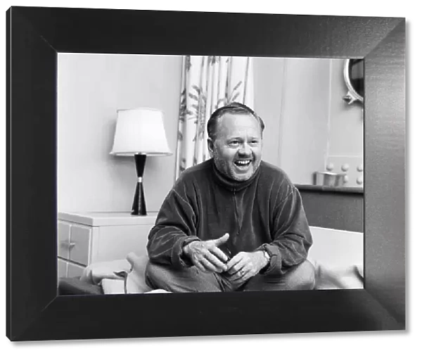 Film and TV star Mickey Rooney in his cabin of the U. S.s United States at Le Havre