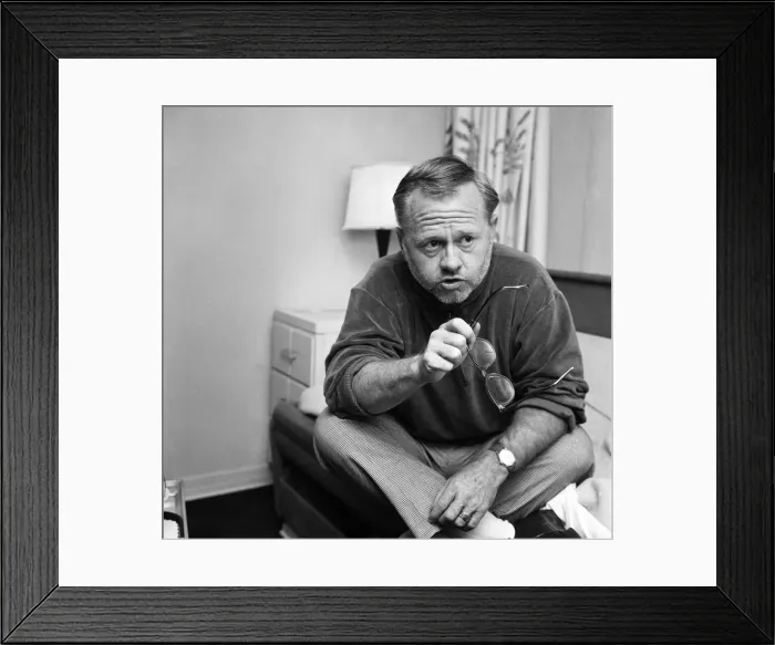 Framed Print : Film and TV star Mickey Rooney in his cabin of the U. S.s United States at Le Havre Framed Print : Film and TV star Mickey Rooney in his cabin of the U. S.s United States at Le Havre