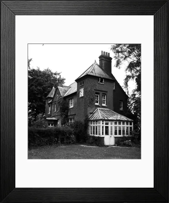 Framed Print : Max Gate, the home of author Thomas Hardy, in Dorchester, Dorset. July 1952 Framed Print : Max Gate, the home of author Thomas Hardy, in Dorchester, Dorset. July 1952