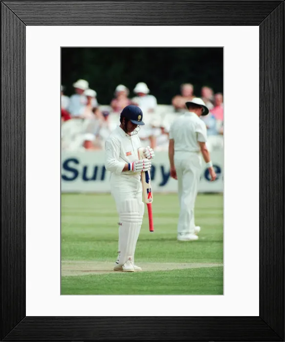 Framed Print : Worcestershire v Yorkshire, Britannic Assurance County Championship 1992, County Ground