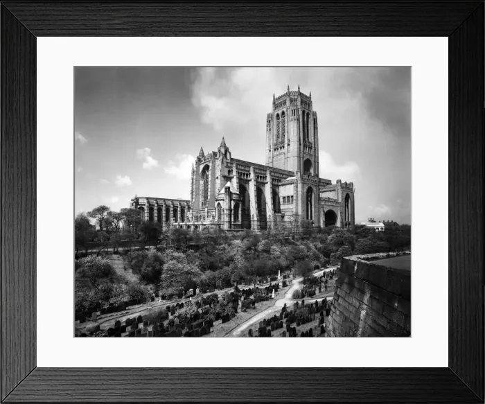 Framed Print : Liverpool Cathedral, the Church of England Cathedral of the Diocese of Liverpool