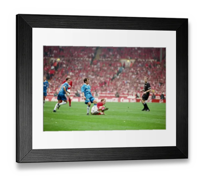 Framed Print : 1998 Football League Cup Final, Chelsea v Middlesbrough. Chelsea won 2-0 Framed Print : 1998 Football League Cup Final, Chelsea v Middlesbrough. Chelsea won 2-0