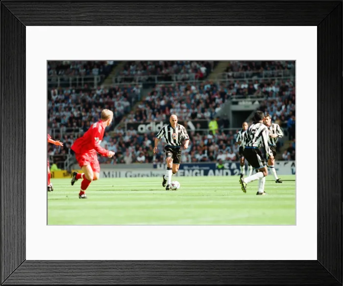 Framed Print : Newcastle 3-3 Wimbledon, Premier league match at St James Park, Saturday 21st August 1999 Framed Print : Newcastle 3-3 Wimbledon, Premier league match at St James Park, Saturday 21st August 1999