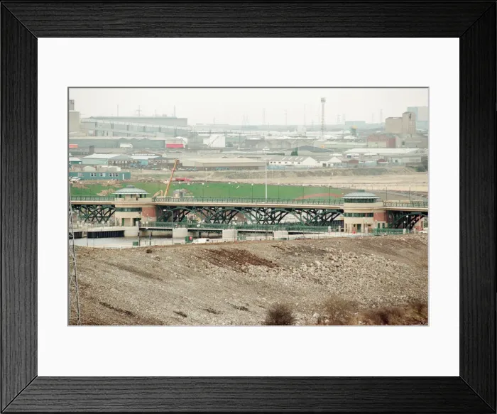 Framed Print : Views, The Tees Barrage, 31st March 1995. Feature, Graystone White & Sparrow