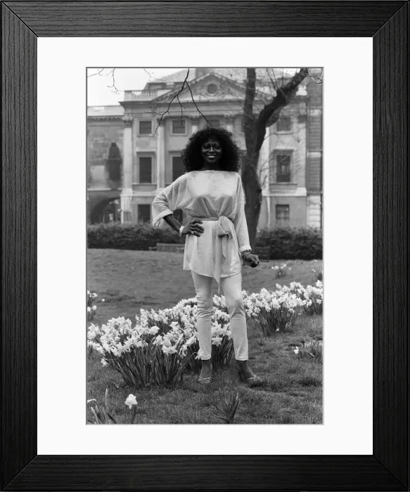 Framed Print : Singer Patti Boulaye, who is to start a solo stage tour of eight weeks on April 7th Framed Print : Singer Patti Boulaye, who is to start a solo stage tour of eight weeks on April 7th