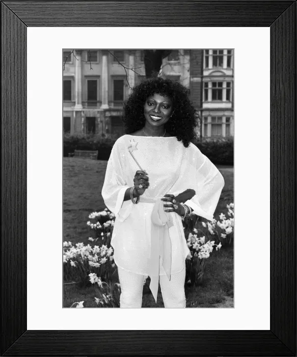 Framed Print : Singer Patti Boulaye, who is to start a solo stage tour of eight weeks on April 7th