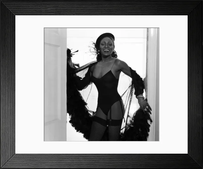 Framed Print : Singer Patti Boulaye. 13th February 1983 Framed Print : Singer Patti Boulaye. 13th February 1983