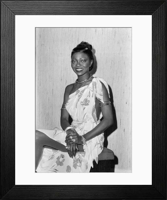 Framed Print : Patti Boulaye is launching her very own record company - Shell Records LTD
