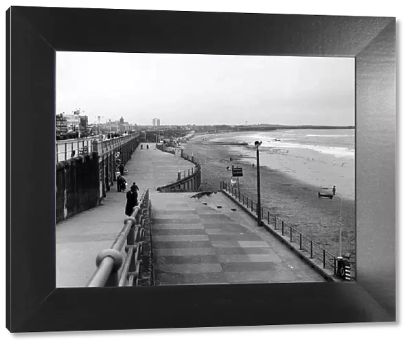 Whitley Bay promenade, Tyne and Wear. 20th July 1961