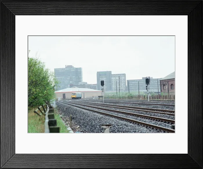 Framed Print : Middlesbrough Railway Lines running next to Cargo Fleet Road, Middlesbrough Framed Print : Middlesbrough Railway Lines running next to Cargo Fleet Road, Middlesbrough
