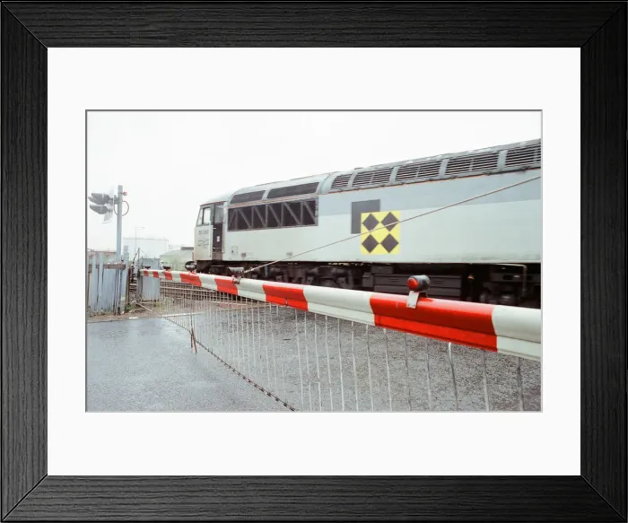 Framed Print : Middlesbrough Railway Lines running next to Cargo Fleet Road, Middlesbrough