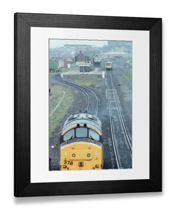 Framed Print : Middlesbrough Railway Lines running next to Cargo Fleet Road, Middlesbrough Framed Print : Middlesbrough Railway Lines running next to Cargo Fleet Road, Middlesbrough