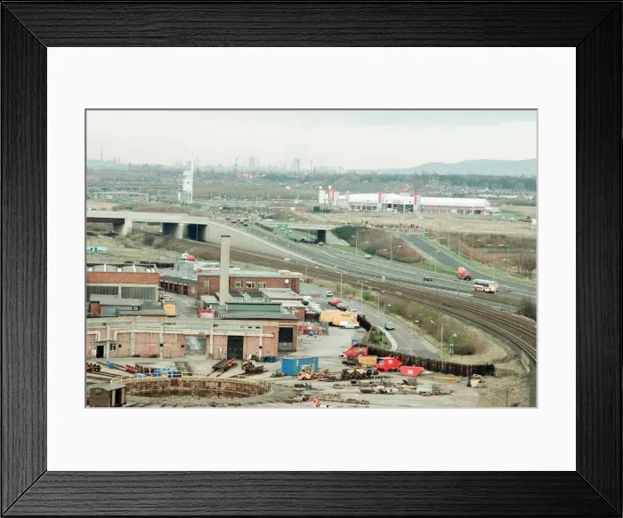 Framed Print : Views. Thornby Rail Depot. 31st March 1995. Feature, Graystone White & Sparrow Framed Print : Views. Thornby Rail Depot. 31st March 1995. Feature, Graystone White & Sparrow