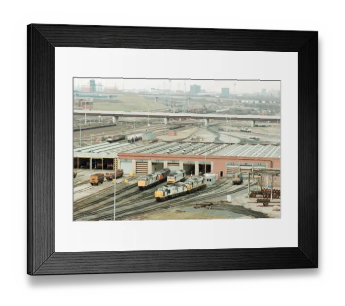 Framed Print : Views. Thornby Rail Depot. 31st March 1995. Feature, Graystone White & Sparrow Framed Print : Views. Thornby Rail Depot. 31st March 1995. Feature, Graystone White & Sparrow