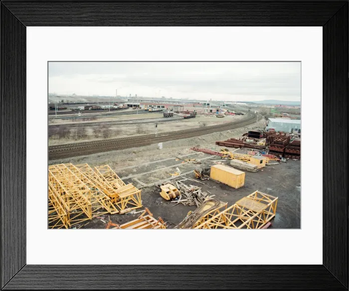 Framed Print : Feature, Graystone White & Sparrow, Crane Hire Company, 31st March 1995