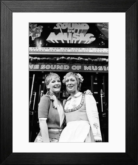 Framed Print : Petula Clark who stars in the hit musical show The Sound of Music