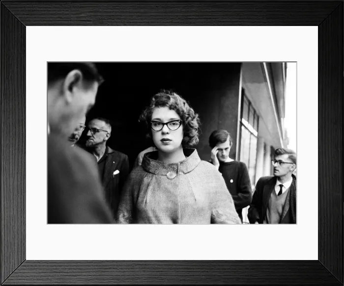 Framed Print : Miss Avril Walters, the secretary of the League of Empire Loyalists