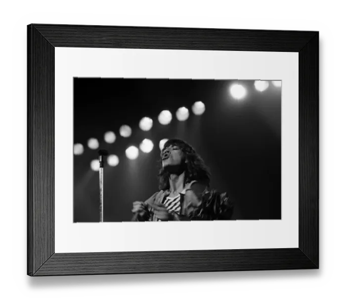 Framed Print : The Rolling Stones, Tour of Europe 76, perform on stage at the New Bingley Hall Framed Print : The Rolling Stones, Tour of Europe 76, perform on stage at the New Bingley Hall