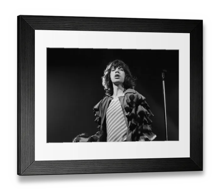 Framed Print : The Rolling Stones, Tour of Europe 76, perform on stage at the New Bingley Hall Framed Print : The Rolling Stones, Tour of Europe 76, perform on stage at the New Bingley Hall