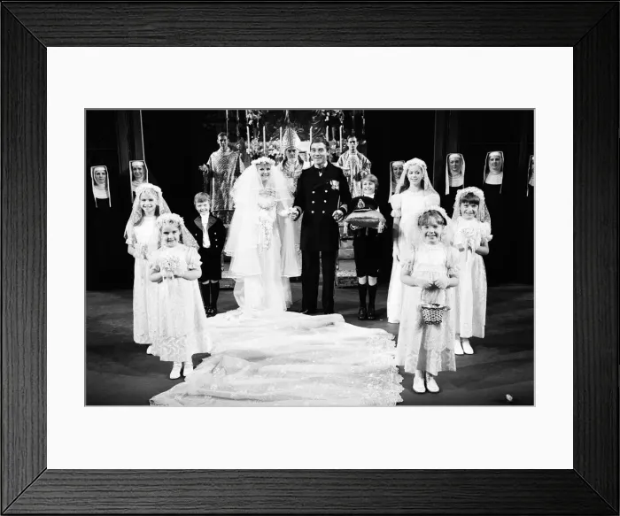 Framed Print : Petula Clark stars in the West End production of The Sound of Music Framed Print : Petula Clark stars in the West End production of The Sound of Music