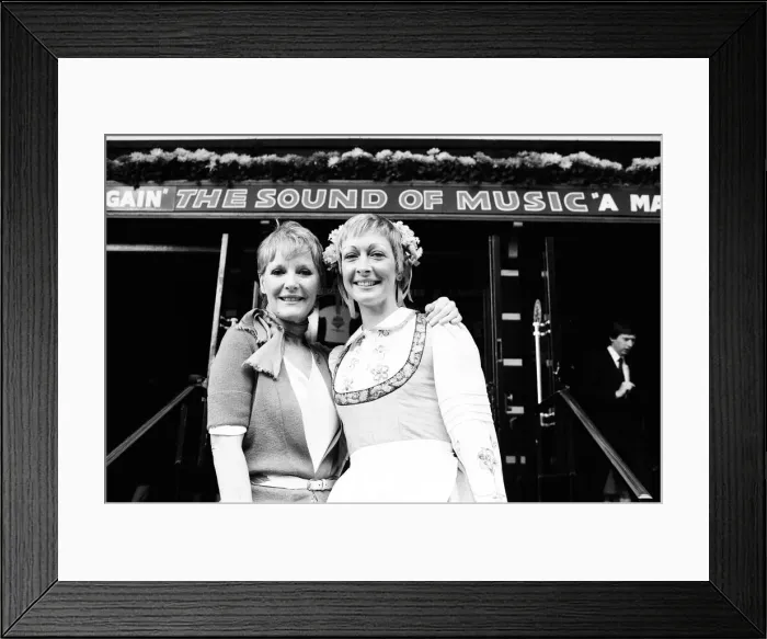 Framed Print : Petula Clark who stars in the hit musical show The Sound of Music Framed Print : Petula Clark who stars in the hit musical show The Sound of Music