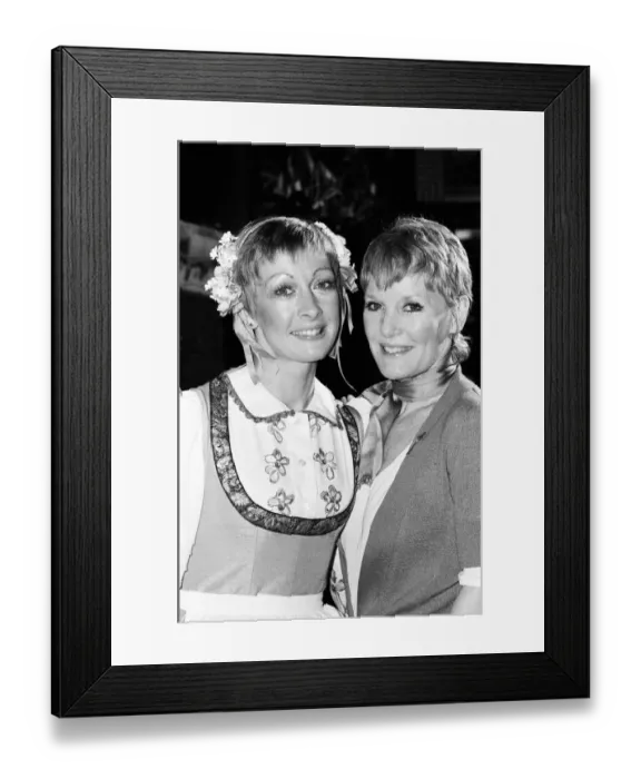 Framed Print : Petula Clark who stars in the hit musical show The Sound of Music