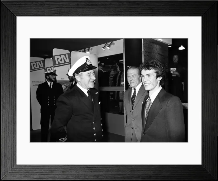 Framed Print : Olympic skating champion John Curry is honoured at a civic reception in Birmingham Framed Print : Olympic skating champion John Curry is honoured at a civic reception in Birmingham