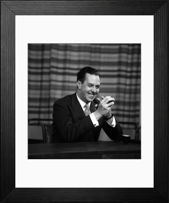 Framed Print : Sir Keith Joseph Minister of Housing Oct 1962 at a press conference at Hackney Town Hall Framed Print : Sir Keith Joseph Minister of Housing Oct 1962 at a press conference at Hackney Town Hall