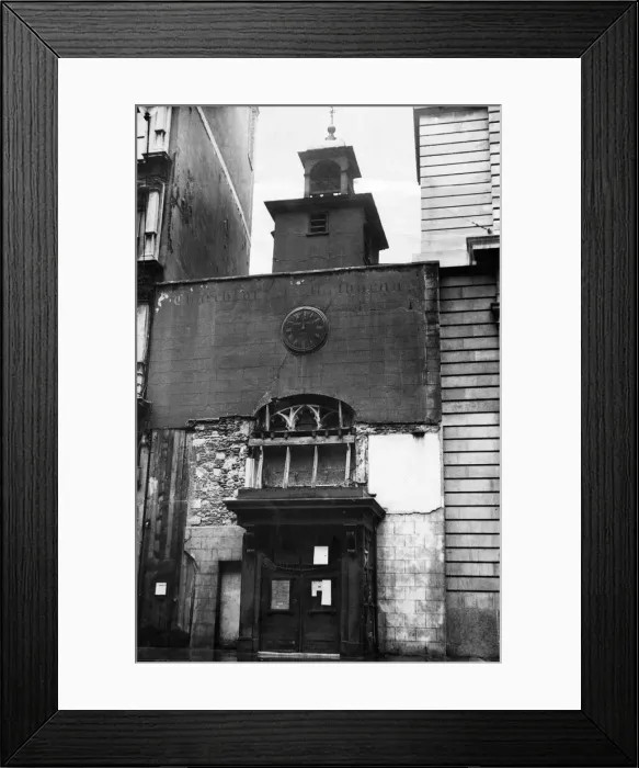 Framed Print : St Ethelburga-the-Virgin within Bishopsgate Church, London. 21st June 1933 Framed Print : St Ethelburga-the-Virgin within Bishopsgate Church, London. 21st June 1933