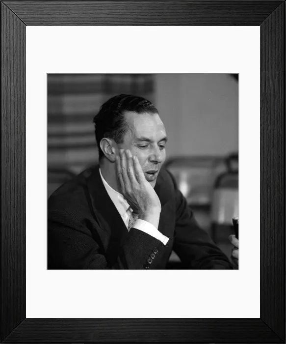 Framed Print : Sir Keith Joseph the Minister of Housing Oct 1962 at a press conference at Hackney Town Framed Print : Sir Keith Joseph the Minister of Housing Oct 1962 at a press conference at Hackney Town