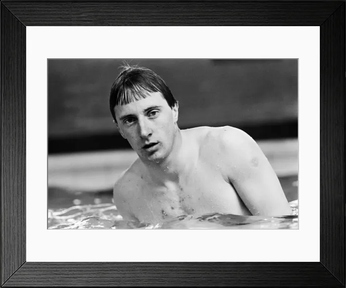 Framed Print : Swimmer Bobby Lord training in a swimming pool. 8th November 1965 Framed Print : Swimmer Bobby Lord training in a swimming pool. 8th November 1965