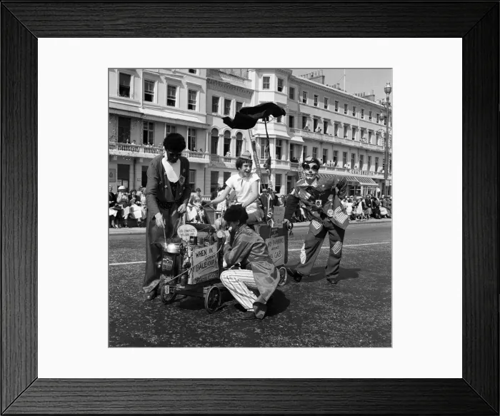 Framed Print : Hastings Carnival, Sussex. 11th July 1956 Framed Print : Hastings Carnival, Sussex. 11th July 1956